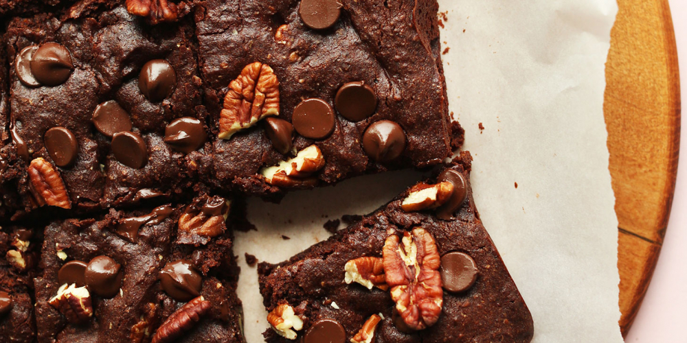 Paleo diós brownie